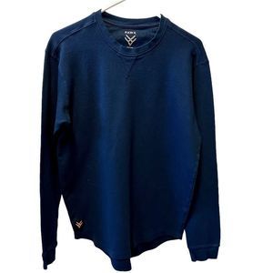 HAWX, Thermal Long Sleeve Shirt , Blue Size Medium